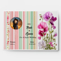 Envelope de casamento personalizado