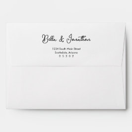 Envelope de casamento personalizado