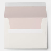 Envelope de Casamento Warm Blush & Warm Ivory