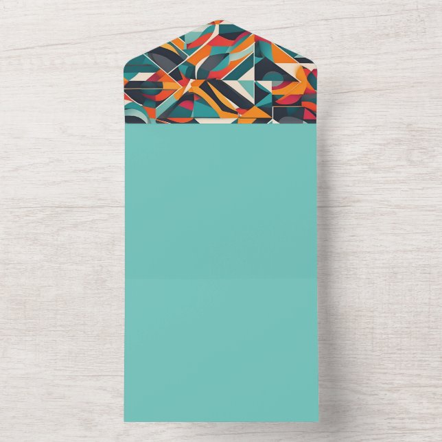 Envelope de Convite de Casamento (Interno)