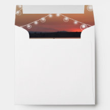 Envelope de Convite para Casamento Nostalgic Lake 