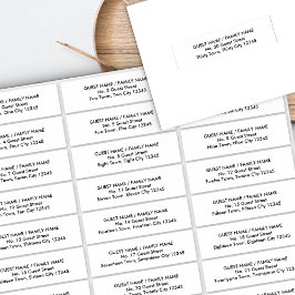 Envelope de Convite para Etiqueta de Endereço Conv