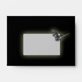 Envelope de convite para o Halloween A6