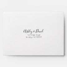 Envelope de Endereço de Retorno Personalizado de S