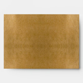 Envelope de Estrelas Faux Douradas e Grelhas