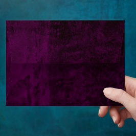 Envelope de Textura de Mármore Roxo Ameixa Escuro