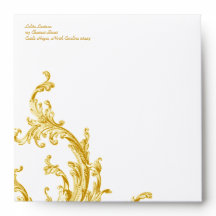 Envelope Elegante Dourado