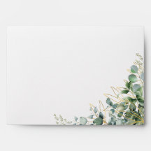 Envelope Eucalyptus Invitation Elegante