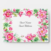 Envelope Flor de Rosa