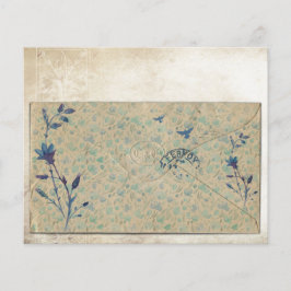 Envelope Floral Colagem Escrapbook Ephemera