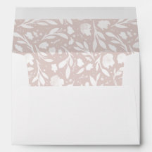 Envelope Floral Watercolor com Liner Padrão