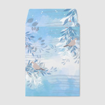 Envelope para Envio de Florais Botânicos Abstratos