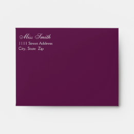 Envelope Roxo Para Placa 3,5X5