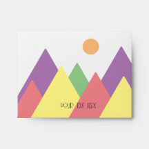 Envelope simples de meio século mcm de montanha mí