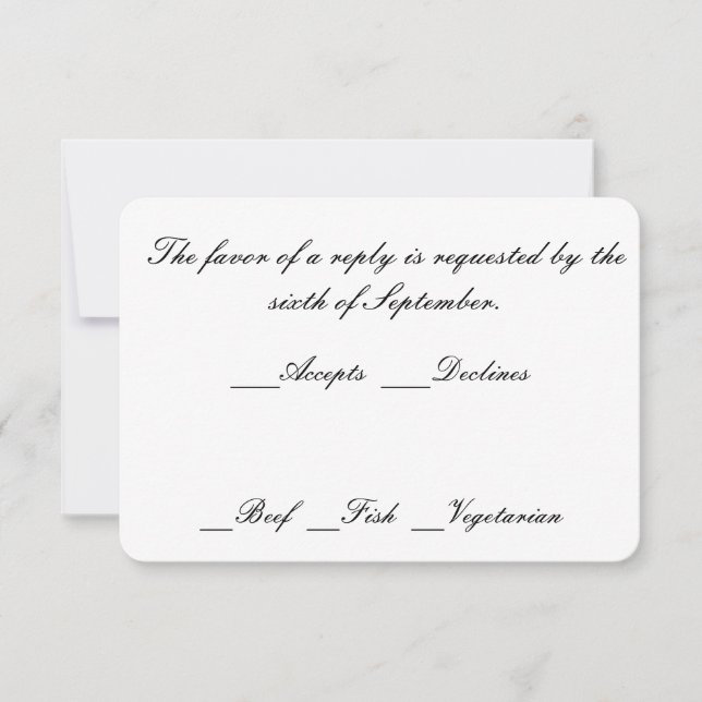 envelopes de cartão de resposta incluídos (Frente)