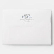 Envelopes de Endereço de Devolução de Casamentos M