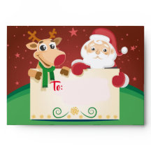 Envelopes de Papai Noel