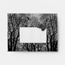 Envelopes Spooky Halloween A2