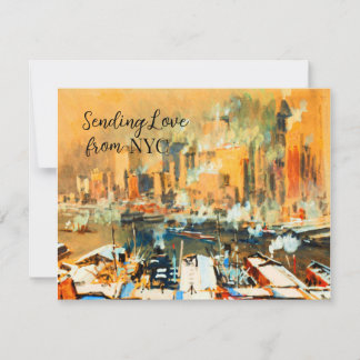 Enviando Amor do Horizonte do Porto de Manhattan e
