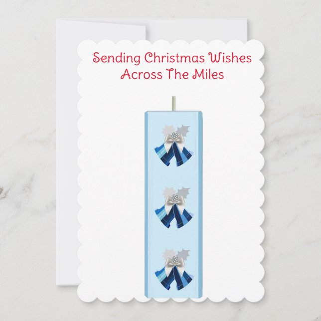 Enviando Cartão de Desejo de Natal (Frente)