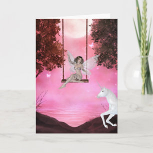 Enviando para o Unicórnio - Cartão de Saudação Fan