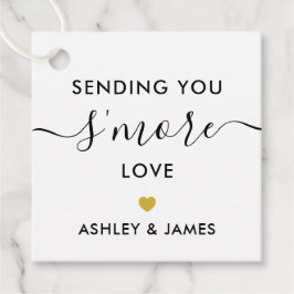Enviando Sua Etiqueta De Amor, Dourada De Casament