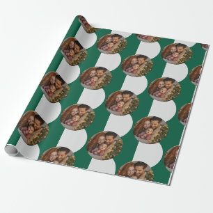 Enviar foto Papel de embrulho de Natal personaliza