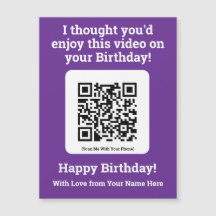 Enviar um Vídeo por Código QR em um Cartão Magnéti