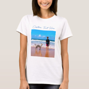 Envie a Foto do Seu Animal de Estimação Camiseta A