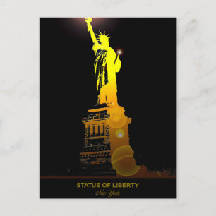 Envie Liberdade: Cartão Postal da Estátua da Liber