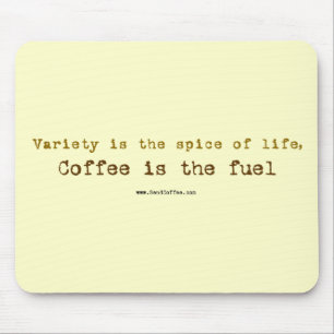 Envie o slogan do café - mousepad