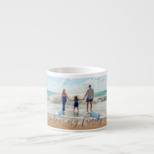 Envie Sua Foto de Família Caneca de Expresso Prese