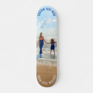 Envie Sua Foto Skate Presente Adicionar Texto Nome