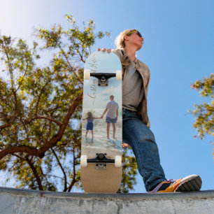 Envie Sua Foto Skate Presente Personalizar Texto