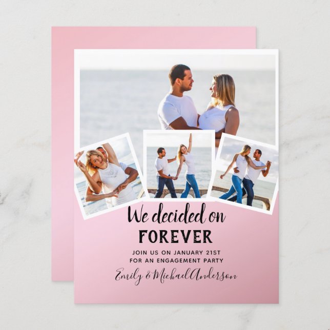 ENVIO DE COTAÇÃO DE NOIVADO FOTOGRÁFICO ORÇAMENTAL (Frente/Verso)