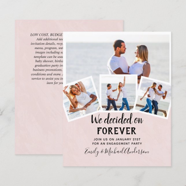 ENVIO DE COTAÇÃO DE NOIVADO FOTOGRÁFICO ORÇAMENTAL (Frente/Verso)