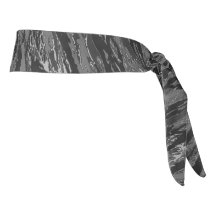 Envoltório listrado cinzento da cabeça de Camo