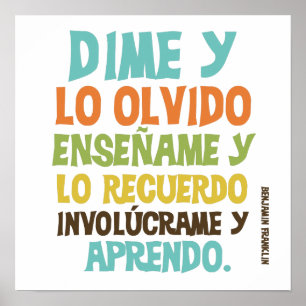 Envolva-me Poster de citação inspiracional