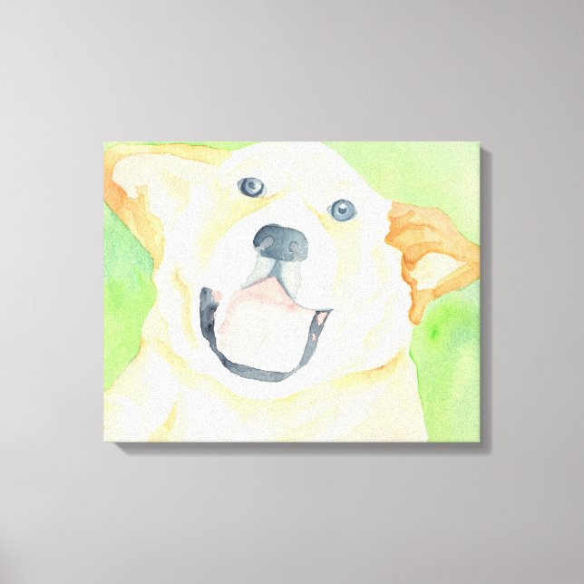 Envolvimento da Canvas do Beagle Cute de Amendoim (Frente)