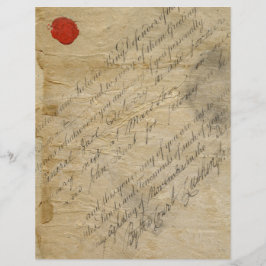 Ephemera Do Bloco De Papéis de carta Vintage