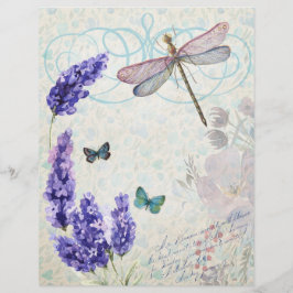 Ephemera Do Livro Do Vintage Flower Garden