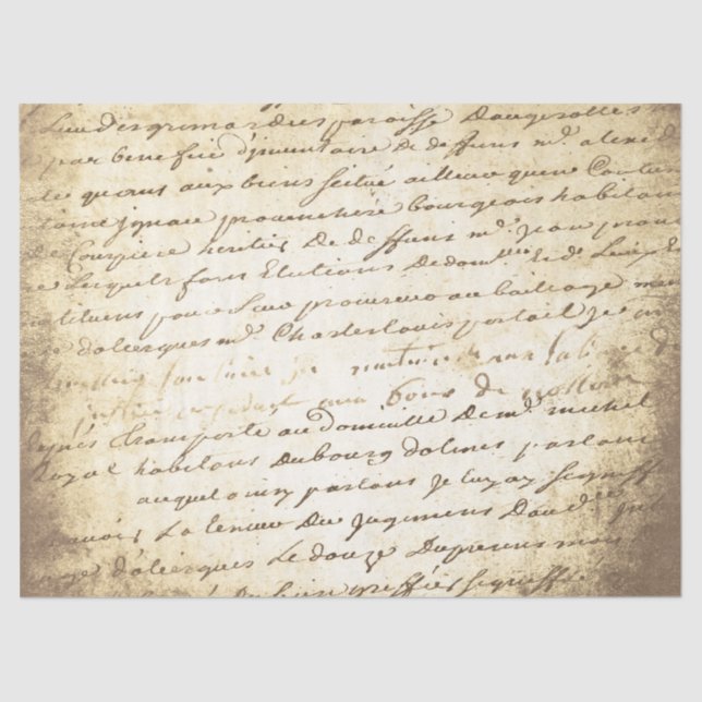 Ephemera Sepia - Série de papel Design 8 (Frente )