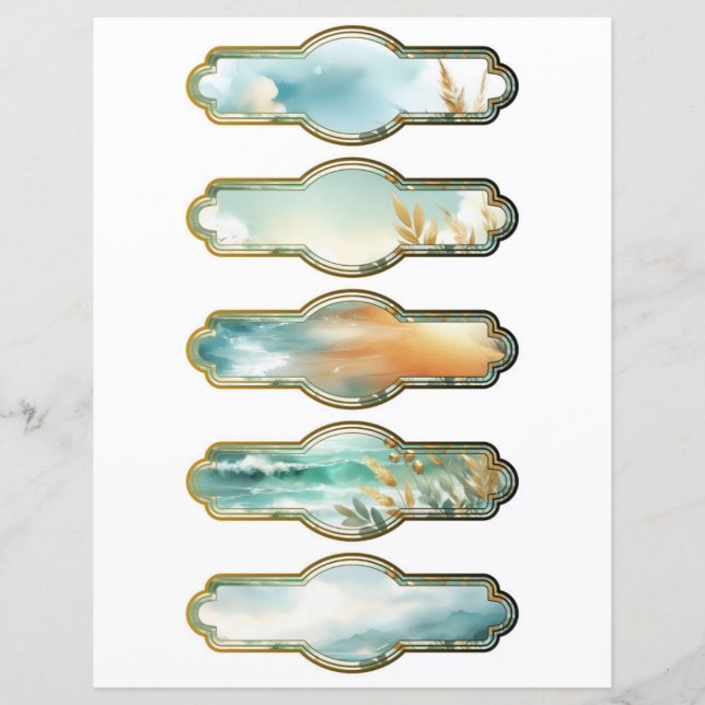 Ephemera Tags Decoupage Junk Diário Scrapbook (Frente)