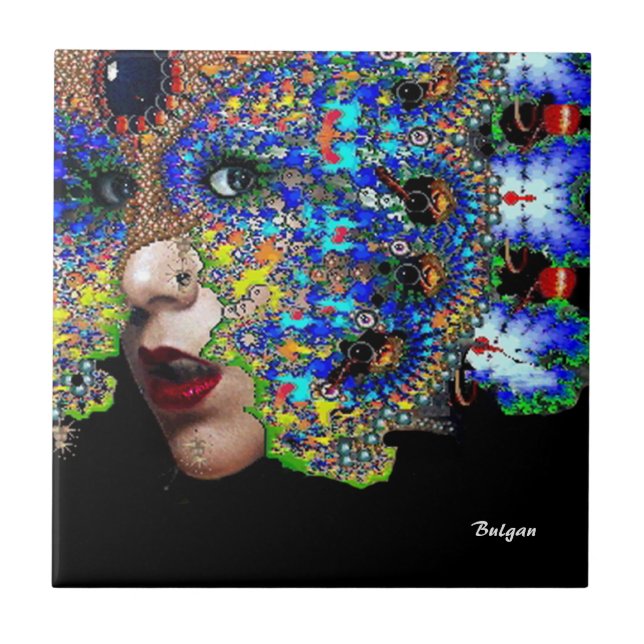 EPHEMERAL/MULHER COM MÁSCARA FRACTAL (Frente)