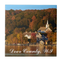 Ephraim, Wisconsin no por do sol