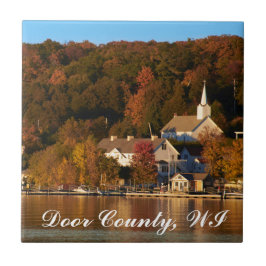 Ephraim, Wisconsin no por do sol