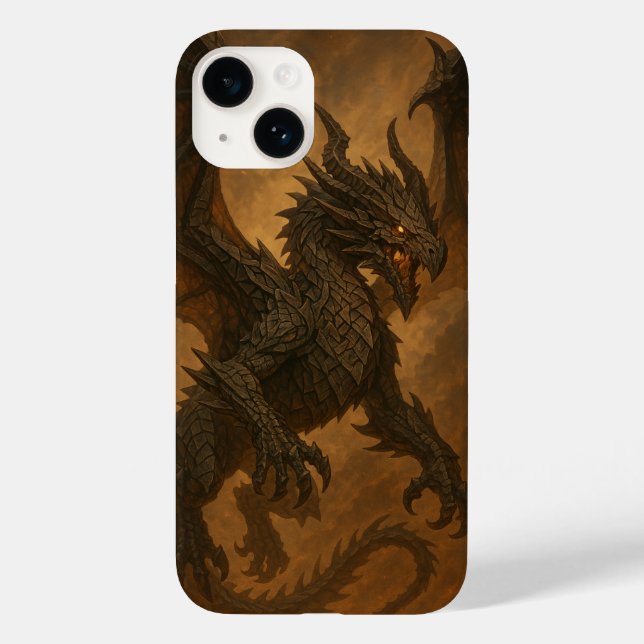 Epic Dragon Fantasy Capa de telefone - Design míti (Verso)