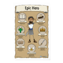 Epic Hero Classroom Poster - Fundo branco