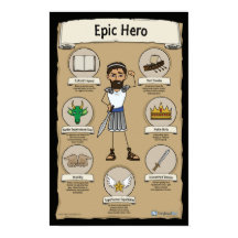 Epic Hero Classroom Posters - plano de fundo PRETO