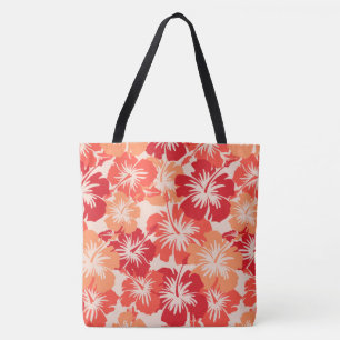 Epic Hibiscus Hawaiian Floral Bolsa de praia Aloha